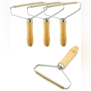4pcs Portable Wood Lint Remover Tool: 3pcs lint remover brush carpet cleaner